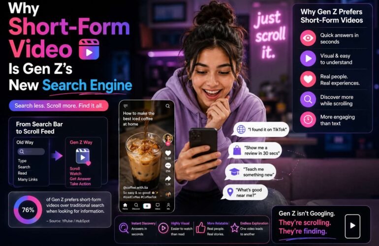 Why Short-Form Video Is Gen Z's New Search Engine