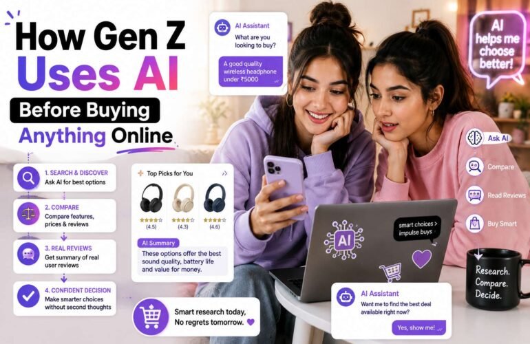 How Gen Z Uses AI Before Buying Anything Online