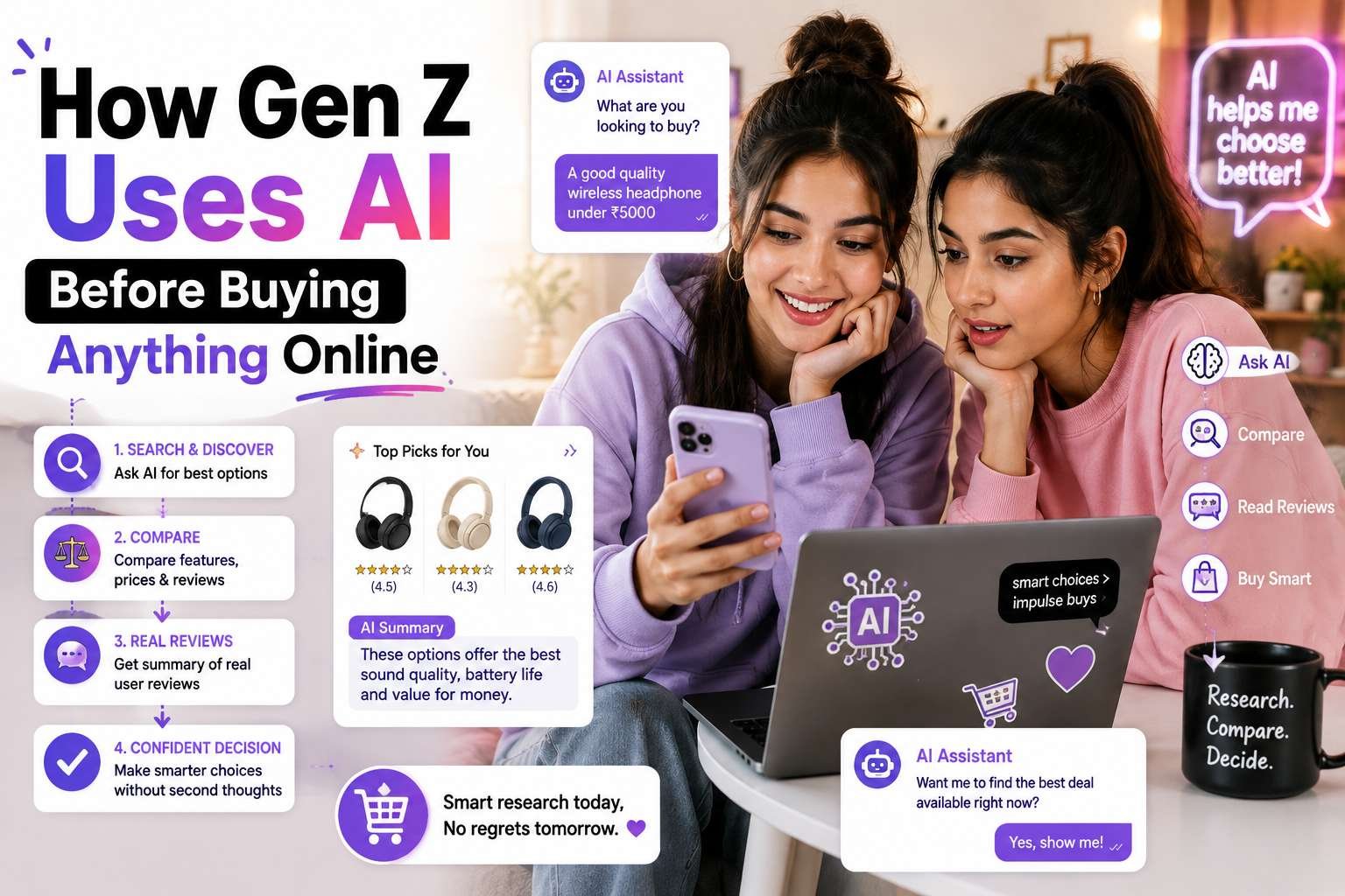 How Gen Z Uses AI Before Buying Anything Online