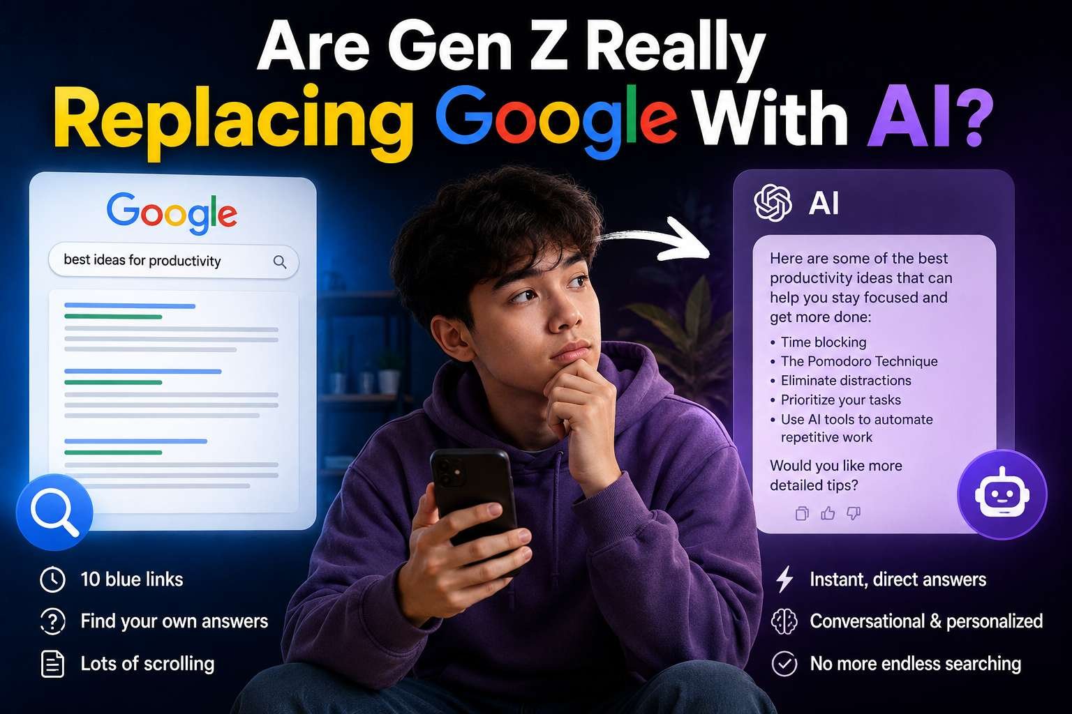 Are Gen Z Really Replacing Google With AI?