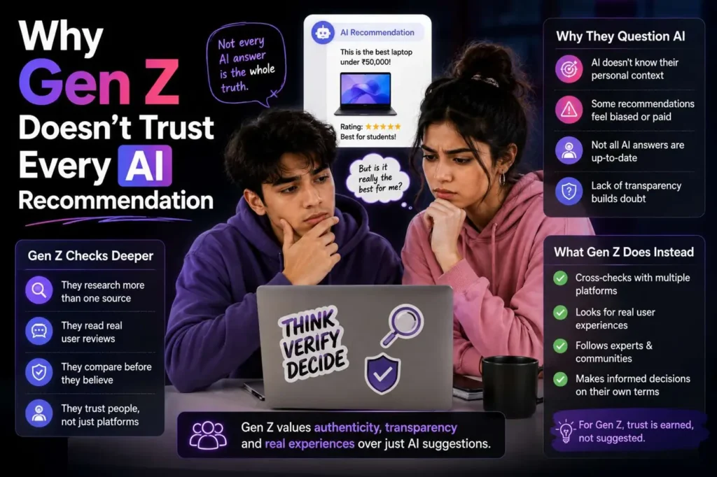 Gen Z Generations – gen z trust ai recommendations