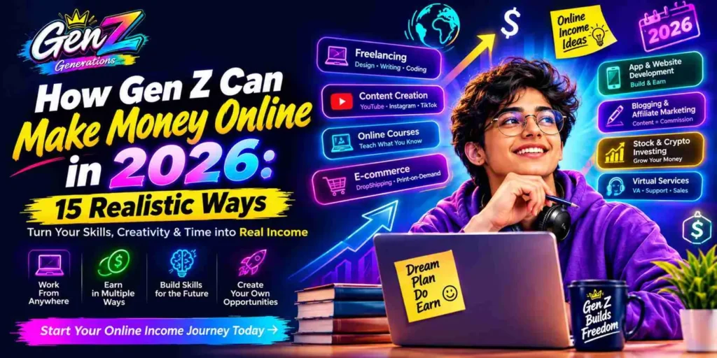 Gen Z Generations – make money online 2026
